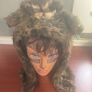 Furry ear hat
